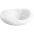 Kohler Landshapes by Daniel Arsham 21-7/16" Oval Vessel Bathroom Sink without Overflow White