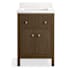 Kohler Malin by Studio McGee 24" Free Standing Vanity Set with Cabinet and Stone Composite Vanity Top Draper Oak