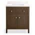 Kohler Malin by Studio McGee 32" Free Standing Vanity Set with Cabinet and Stone Composite Vanity Top Draper Oak
