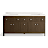 Kohler Malin by Studio McGee 72" Free Standing Vanity Set with Cabinet and Stone Composite Vanity Top2 Draper Oak