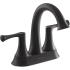 Kohler Buckley 1.2 GPM Centerset Bathroom Faucet Matte Black