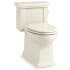 Kohler Tresham 1.28 GPF Elongated One-Piece Comfort Height Toilet with AquaPiston Technology and Right Hand Trip Lever Almond