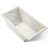 Kohler Underscore Collection 60" Drop In or Undermount Soaking Bath Tub with Slotted Overflow Biscuit