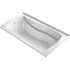 Kohler Mariposa 66" Alcove Acrylic Air Tub with Left Drain and Overflow White
