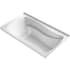 Kohler Mariposa 66" Alcove Acrylic Air Tub with Right Drain and Overflow White