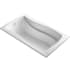 Kohler Mariposa 66" Drop In Acrylic Air Tub with Reversible Drain and Overflow White