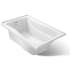 Kohler Mariposa 5' Soaking Bathtub with Integral Tile Flange and Left Drain White