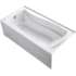 Kohler Mariposa 72" Acrylic Air Tub with Left Drain and Overflow White