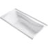 Kohler Mariposa 72" Acrylic Air Tub with Right Drain and Overflow White