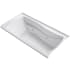 Kohler Mariposa Collection 72" Three Wall Alcove Jetted Whirlpool Bath Tub with Right Side Drain White