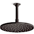 Kohler Contemporary Round 10" Single Function 2.5 GPM Rainhead with MasterClean Sprayface and Katalyst Air-Induction Technology Brushed Graphite