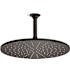 Kohler Contemporary Round 14" Single Function 2.5 GPM Rainhead with MasterClean Sprayface and Katalyst Air-Induction Technology Brushed Graphite