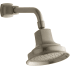 Kohler Margaux 2.5 GPM Single-Function Shower Head with Katalyst Air-Induction Spray Technology Vibrant Brushed Bronze