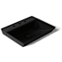 Kohler Brazn 23" Rectangular Vitreous China Vessel Bathroom Sink with Overflow and 3 Faucet Holes at 8" Centers Honed Black