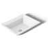 Kohler Artifacts 16-3/8" Rectangular Vitreous China Drop In Bathroom Sink with Overflow White