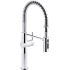 Kohler Crue Semi-Professional Single Hole Kitchen Faucet with Three-Function Spray Head Polished Chrome