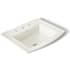 Kohler Archer 22-5/8" Drop In Bathroom Sink with 3 Holes Drilled and Overflow Biscuit