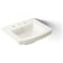 Kohler Archer 24" Pedestal Bathroom Sink with 3 Holes Drilled and Overflow Biscuit