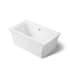 Kohler Stargaze 60" Soaking Bathtub for Freestanding Installations with Center Drain White