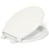 Kohler Border Round Closed-Front Toilet Seat with Soft Close and Quick Release Biscuit