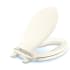 Kohler Transitions Elongated Closed-Front Toilet Seat with Integrated Child-Size Seat, Quiet-Close, Grip-Tight Bumpers, and Night Light Biscuit