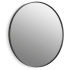 Kohler Essential 28-1/8" Diameter Modern Circular Framed Bathroom Wall Mirror Matte Black