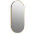 Kohler Essential 20-1/16" W x 40-1/16" H Modern Oval Framed Bathroom Wall Mirror Modern Brushed Gold