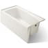 Kohler Irvine 60" x 30" Alcove Bath with Right-Hand Drain Biscuit