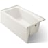 Kohler Irvine 60" x 32" Alcove Bath with Right Hand Drain Biscuit