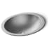 Kohler Bachata 17-1/8" Mirrored Stainless Steel Drop-in / Undermount Bathroom Sink N/A