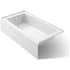 Kohler Entity 60" x 32" Three Wall Alcove Acrylic Soaking Tub with Left Drain White