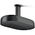 Kohler Statement Oblong 14" Two-Function 2.5 GPM Rainhead with MasterClean Sprayface and Katalyst Air-Induction Technology Matte Black