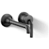 Kohler Tone 1.2 GPM Wall Mounted Widespread Bathroom Faucet Matte Black