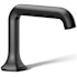 Kohler Occasion 1.2 GPM Widespread Bathroom Faucet with Pop-Up Drain Assembly - Less Handles Matte Black