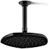 Kohler Occasion 1.75 GPM Single Function Rain Shower Head with Katalyst Air-Induction Technology Matte Black