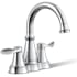 Kohler Bellera 1.2 GPM Centerset Bathroom Faucet with Clicker Drain Assembly Polished Chrome