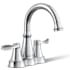 Kohler Bellera 1.2 GPM Centerset Bathroom Faucet with Clicker Drain Assembly Polished Chrome