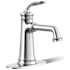 Kohler Bellera 0.5 GPM Single Hole Bathroom Faucet with Clicker Drain Assembly Polished Chrome