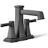 Kohler Riff 1.2 GPM Centerset Bathroom Faucet Matte Black