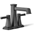 Kohler Riff 0.5 GPM Centerset Bathroom Faucet Matte Black