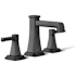 Kohler Riff 1.2 GPM Widespread Bathroom Faucet Matte Black