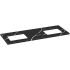 Kohler Silestone Quartz 61" Vanity Top with Double Rectangle Cutouts
 ET Marquina