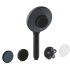 Kohler SpaViva 1.75 GPM Multi Function Hand Shower with Katalyst Air-Induction and MicroBubble Spray Technologies - Includes All-In-One Cleansing Device Matte Black