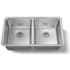 Kohler Buckley 32-1/4" Undermount Double Basin Stainless Steel Kitchen Sink Stainless Steel