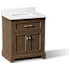 Kohler Charlemont 32" Free Standing Vanity Set with Cabinet and Stone Composite Vanity Top Draper Oak