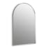 Kohler Essential 24" W x 36" H Arched Framed Bathroom Mirror Brushed Nickel