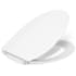 Kohler Carbyne Elongated Closed-Front Quiet-Close Toilet Seat White