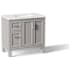 Kohler Quo 36" Free Standing Single Basin Vanity Set with Cabinet and Quartz Vanity Top Mohair Grey