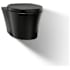 Kohler Veil Wall Mounted Elongated Toilet Bowl Only - Seat Included with Quiet-Close Technology Black Black