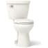 Kohler Cimarron 1.28 GPF Two-Piece Round-Front Comfort Height Toilet with Left Hand Trip Lever - Less Seat Biscuit